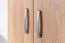 Drehtürenschrank / Kleiderschrank Muros 01, Farbe: Eiche Braun - 222 x 50 x 52 cm (H x B x T)