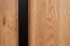 TV-Unterschrank Slatina 14, Farbe: Eiche / Schwarz, teilmassiv - Abmessungen: 46 x 190 x 45 cm (H x B x T)