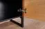 TV-Unterschrank Slatina 14, Farbe: Eiche / Schwarz, teilmassiv - Abmessungen: 46 x 190 x 45 cm (H x B x T)