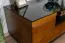 TV-Schrank "Postira" 12, Farbe: Walnuss / Schwarz, teilmassiv - Abmessungen: 42 x 122 x 51 cm (H x B x T)