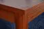 Beistelltisch Couchtisch Eiche teilmassiv Farbe: Walnuss 40x90x90 cm