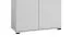 Büroschrank Toivala 01, Farbe: Hellgrau - Abmessungen: 204 x 79 x 34 cm (H x B x T), mit 2 Türen und 5 Fächern