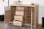 Kommode Mesquite 09, Farbe: Sonoma Eiche hell / Sonoma Eiche Trüffel - Abmessungen: 91 x 138 x 40 cm (H x B x T), mit 2 Türen, 4 Schubladen und 4 Fächern
