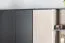 Jugendzimmer Kinderzimmer Komplett - Set F "Aalst", 6-teilig, Eiche / Creme / Schwarz