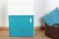 Jugendzimmer Komplett - Set A "Aalst", 6-teilig, Eiche / Weiß / Blau