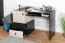 Jugendzimmer Kinderzimmer Komplett - Set F "Aalst", 6-teilig, Eiche / Creme / Schwarz