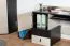 Jugendzimmer Kinderzimmer Komplett - Set F "Aalst", 6-teilig, Eiche / Creme / Schwarz