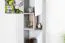 Jugendzimmer - Schrank Lede 05, Farbe: Grau / Eiche / Weiß - Abmessungen: 190 x 45 x 40 cm (H x B x T)