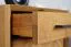 Sitzbank mit Stauraum / Schuhschrank Kumeu 56 Wildeiche massiv geölt - Abmessungen: 70 x 97 x 36 cm (H x B x T)
