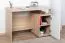 Schreibtisch Palpala 11, Farbe: Eiche Sonoma / Weiß - 75 x 115 x 56 cm (H x B x T)