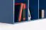 Jugendzimmer - Regal Skalle 01, Farbe: Blau - Abmessungen: 94 x 47 x 35 cm (H x B x T)