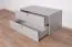 Jugendzimmer - Kommode Skalle 08, Farbe: Grau - Abmessungen: 47 x 94 x 49 cm (H x B x T)