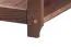 Regal Kiefer massiv Vollholz Nussfarben Junco 54B - 200 x 70 x 30 cm (H x B x T)