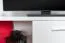 TV-Unterschrank Garim 28, Farbe: Weiß Hochglanz - 46 x 150 x 45 cm (H x B x T)