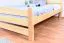 Kinderbett / Jugendbett Kiefer massiv Vollholz natur 83, inkl. Lattenrost - 140 x 200 cm (B x L)