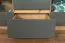 Vitrine Faleula 01, Farbe: Eiche / Grau - 79 x 140 x 43 cm (H x B x T)