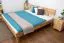 Kernbuche Futonbett 200 x 200 cm geölt Abbildung