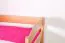 Kinderzimmer-Bett 90 x 190 cm | Massivholz: Buche | Natur Lackiert Abbildung
