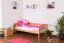 Kinderzimmer-Bett 90 x 190 cm | Massivholz: Buche | Natur Lackiert Abbildung