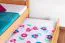 Massivholz Stockbett inkl. Rollbett/Ausziehbett/Stauraum für Kinder und Jugendliche | Matratzenmaß: 90 x 200 cm | Natur Lackiert | umbaubar in 2 Einzelbetten | mit Rollbett | inkl. Rollroste Abbildung