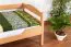 Kinderzimmer-Bett 90 x 190 cm | Massivholz: Buche | Natur Lackiert Abbildung