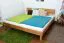 Eiche-Bett massiv | 200 x 200 cm | Eiche | Geölt Abbildung