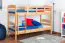 Jugendetagenbett 90 x 200 cm | Massivholz: Buche | Natur Lackiert | umbaubar in 2 Einzelbetten | Premium-Qualität | inkl. Rollroste Abbildung