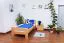 Bettrahmen für Kinder / Kinderbett 90 x 190 cm | Massivholz: Buche | Natur Lackiert | besonders hohe Qualität Abbildung