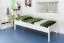 Bettrahmen für Kinder / Kinderbett 90 x 200 cm | Massivholz: Buche | Weiß Lackiert | besonders hohe Qualität Abbildung