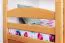 Jugendetagenbett inkl. Stauraum (2 Schubladen) | 90 x 200 cm | Massivholz: Buche | Natur Lackiert | umbaubar in 2 Einzelbetten | Premium-Qualität | inkl. Rollroste Abbildung