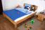 Eiche-Bett massiv | 140 x 200 cm | Eiche | Geölt Abbildung