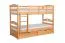 Jugendetagenbett inkl. Stauraum (2 Schubladen) | 90 x 200 cm | Massivholz: Buche | Natur Lackiert | umbaubar in 2 Einzelbetten | Premium-Qualität | inkl. Rollroste Abbildung