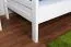 Kinderstockbett 90 x 190 cm | Massivholz: Buche | Weiß Lackiert | umbaubar in 2 Einzelbetten | Premium-Qualität | inkl. Rollroste Abbildung