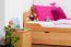 Bettrahmen für Kinder 90 x 200 cm mit Ausziehbett 90 x 190 cm als Gästebett-Funktion | Massivholz: Buche | Natur Lackiert | inkl. 2. Liegeplatz 90 x 190 cm ausziehbar und 2 Rollrost Abbildung