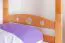 Jugendstockbett inkl. Stauraum (2 Schubladen) | 90 x 200 cm | Massivholz: Buche | Natur Lackiert | umbaubar in 2 Einzelbetten | Premium-Qualität | inkl. Rollroste Abbildung