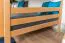 Jugendstockbett 140 x 190 cm | Massivholz: Buche | Natur Lackiert | umbaubar in 2 Einzelbetten | Premium-Qualität | inkl. Rollroste Abbildung