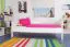 Bettrahmen für Kinder / Kinderbett 90 x 190 cm | Massivholz: Buche | Weiß Lackiert | besonders hohe Qualität Abbildung