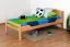 Bettrahmen für Kinder / Kinderbett 90 x 190 cm | Massivholz: Buche | Natur Lackiert | besonders hohe Qualität Abbildung