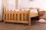 Kinderbett 100 x 200 cm | Massivholz: Eiche | Natur Lackiert Abbildung