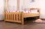 Kinderbett 100 x 200 cm | Massivholz: Eiche | Natur Lackiert Abbildung