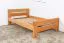 Bettrahmen für Kinder / Kinderbett 120 x 200 cm | Massivholz: Buche | Natur Lackiert | besonders hohe Qualität Abbildung
