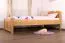 Kinderbett 100 x 200 cm | Massivholz: Eiche | Natur Lackiert Abbildung