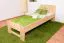 Kinderbett 80 x 200 cm | Massivholz: Buche | Natur Lackiert Abbildung