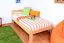 Kinderbett 100 x 200 cm | Massivholz: Kiefer | Natur Lackiert Abbildung