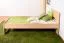 Kinderbett 80 x 200 cm | Massivholz: Buche | Natur Lackiert Abbildung