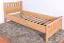 Kinderbett 90 x 200 cm | Massivholz: Buche | Natur Lackiert Abbildung