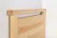 Kinderbett 90 x 200 cm | Massivholz: Kiefer | Natur Lackiert Abbildung