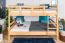 Etagenbett für Kinder 140 x 190 cm | Massivholz: Buche | Natur Lackiert | umbaubar in 2 Einzelbetten | inkl. Rollroste Abbildung