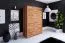 145 cm breiter Kleiderschrank mit 3 Türen | Farbe: Natur Abbildung