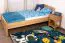 Kinderbett 100 x 200 cm | Massivholz: Eiche | Natur Lackiert Abbildung